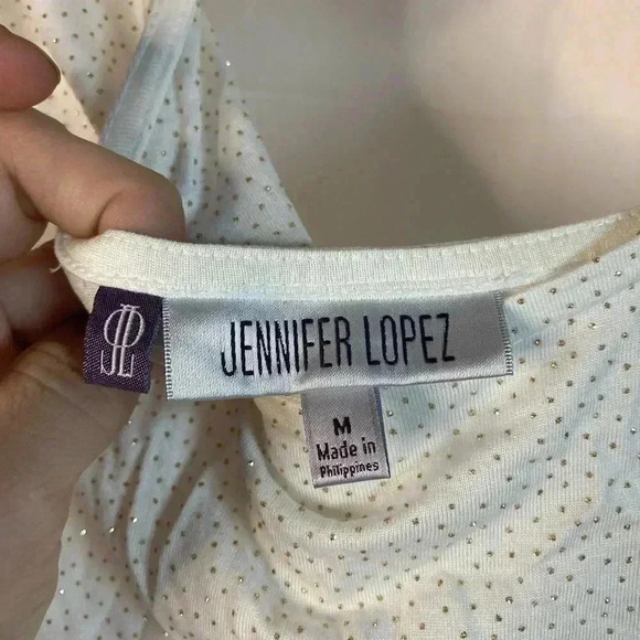 Jennifer Lopez sparkly top NWT 🏡 - Picture 5 of 5